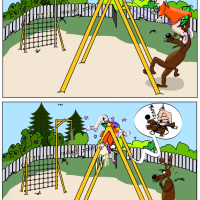 Cartoon: Spielplatzfreuden 1