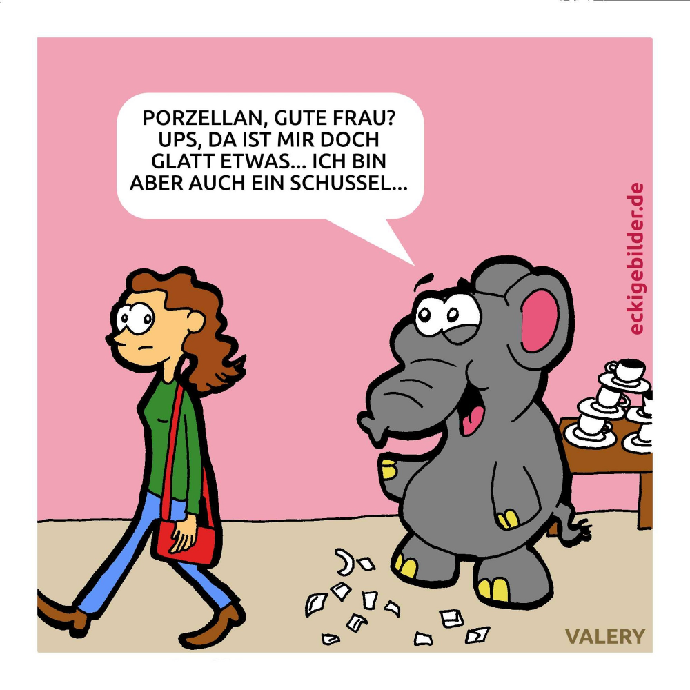 Cartoon: Elefant Cartoon 1