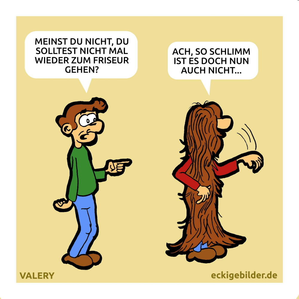Cartoon: Haare Cartoon 1