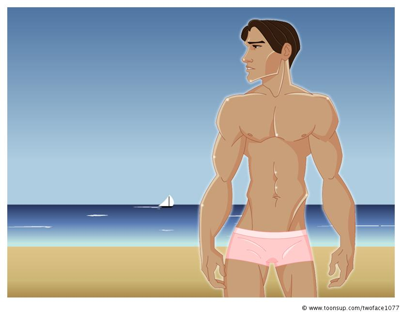 Illustration: On the beach 1