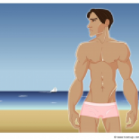 On the beach