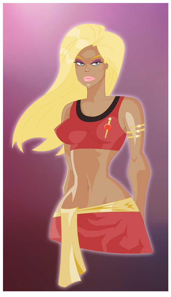 Illustration: Star Trek Girl 1