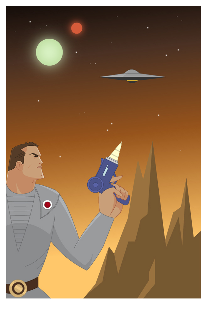 Illustration: Space Hero 1