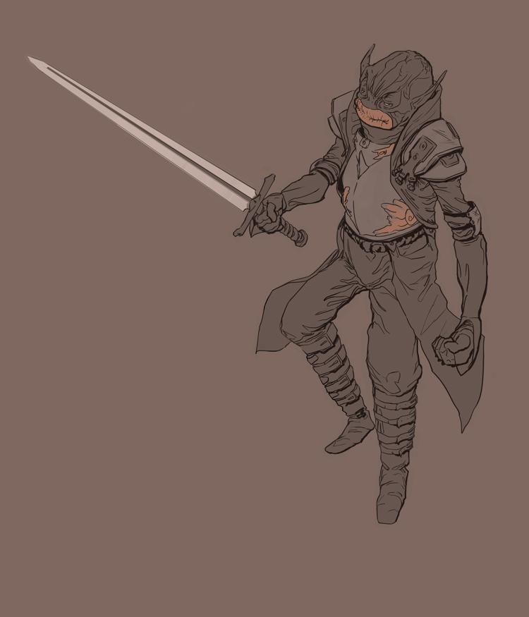 Concept Art / Character Design: Chrono Trigger - Slash 1