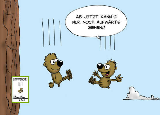 Cartoon: Tendenz: Aufwärts 1