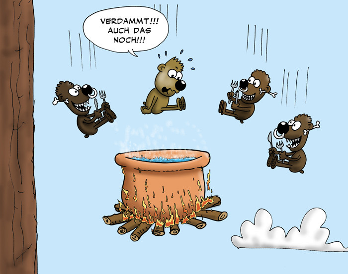 Cartoon: Kannibalismus 1