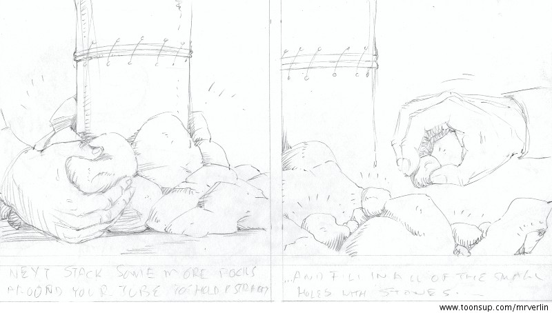 Cartoon: RoughSketchRocketStove10 1