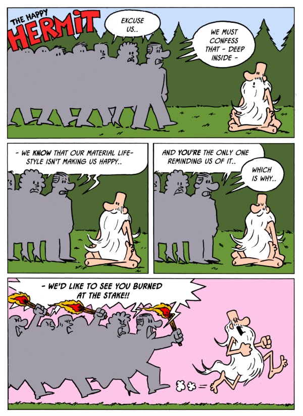 Comic: The Happy Hermit: Groupthink! 1