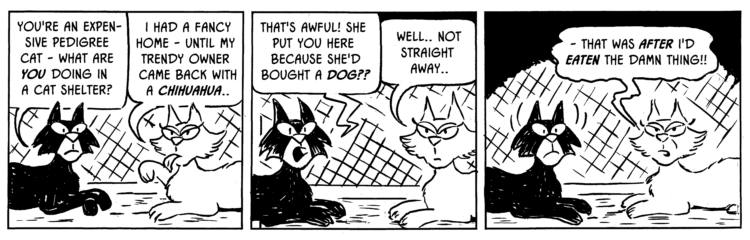Comic: Another Cat Comic: Eat or Be Eaten 1