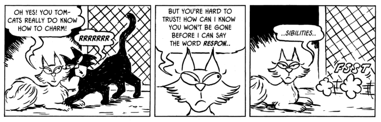 Comic: Another Cat Comic: Charming - But Hard to Trust 1