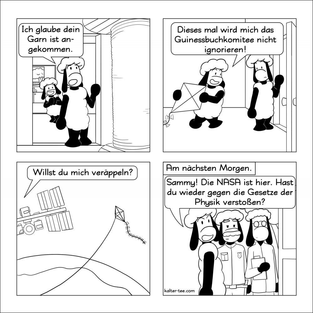 Comic: Drachen steigen lassen 1