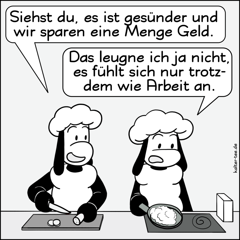Cartoon: Eine Zeichnung pro Tag. Tag 13. 1