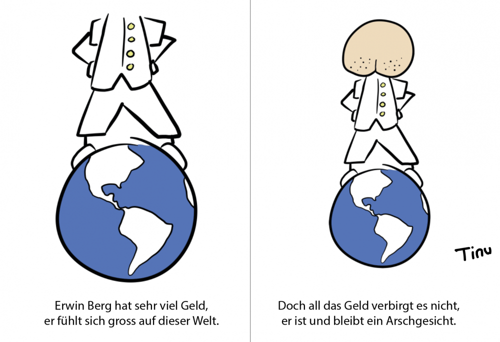 Cartoon: aus dem Leben - voll daneben 1