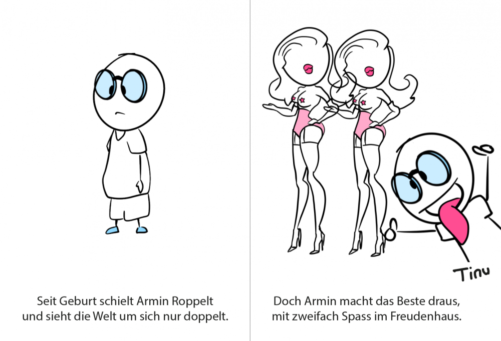 Cartoon: aus dem Leben - voll daneben 1
