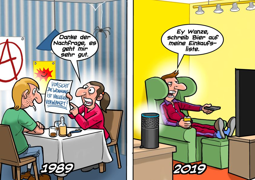 Cartoon: Abhörgerät 1