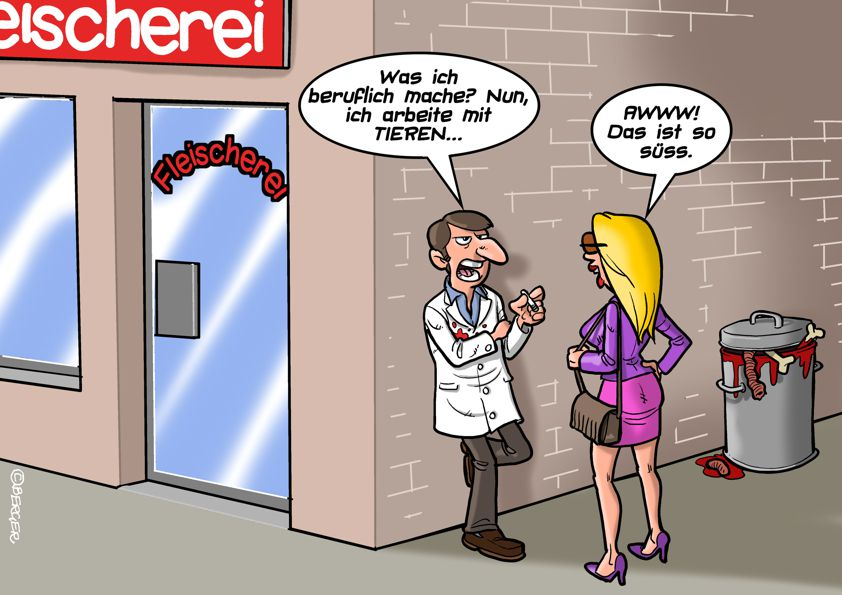 Cartoon: Tierfreund 1