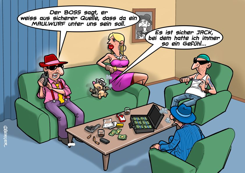 Cartoon: Maulwurf 1