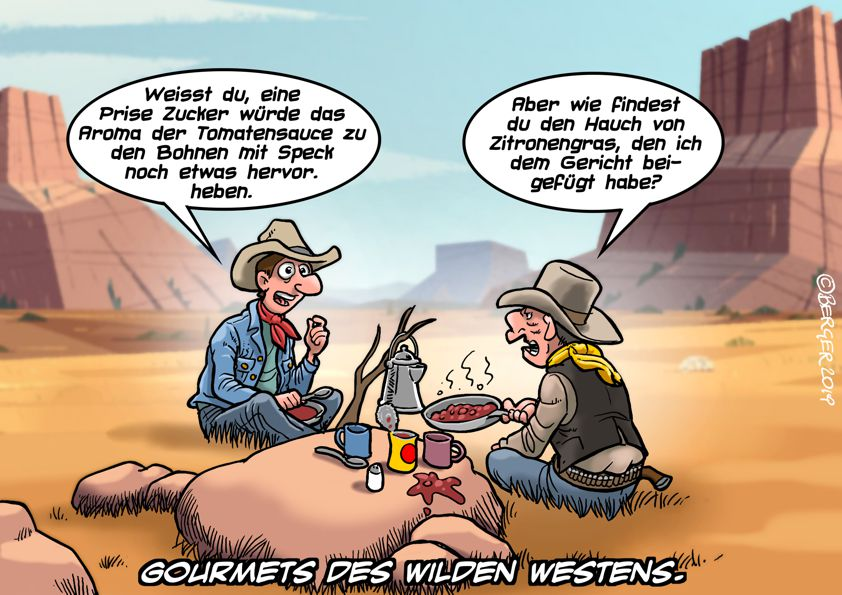 Cartoon: Cowboys 1
