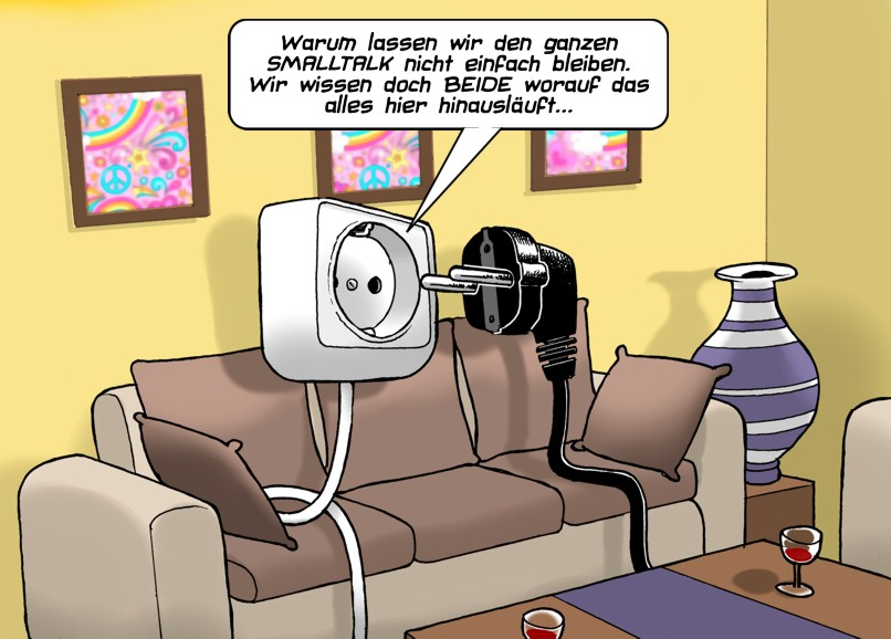 Cartoon: Elektrischer Softporno 1
