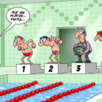 Wettschwimmen