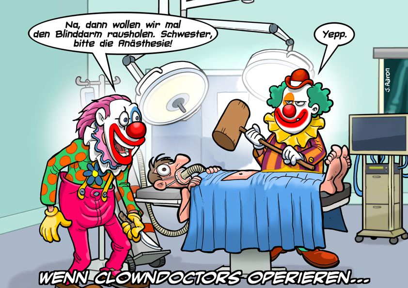 Cartoon: Clowndoktor 1