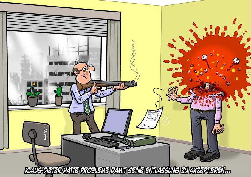 Cartoon: Akzeptanzprobleme 1