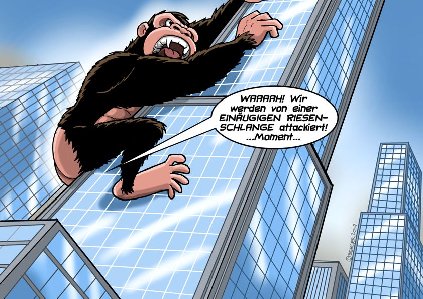 Cartoon: Neulich in New York... 1