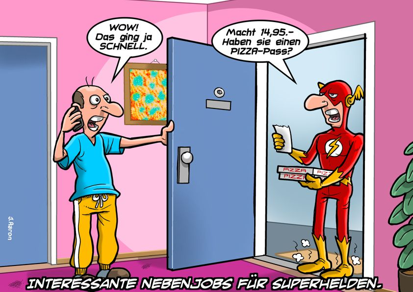 Cartoon: Pizzadienst 1