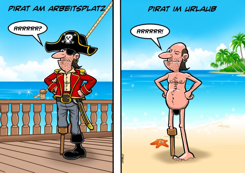 Cartoon: Pirat Privat 1