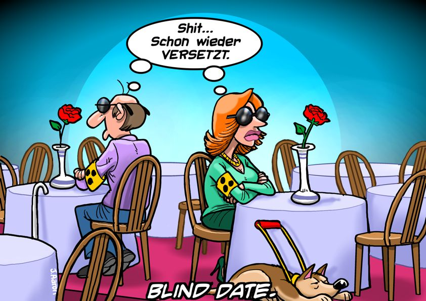 Cartoon: Blind Date 1