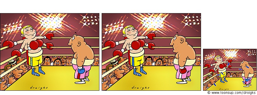 Cartoon: Chancenlos, oder ... 1