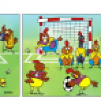 Hühnchen-Fussball