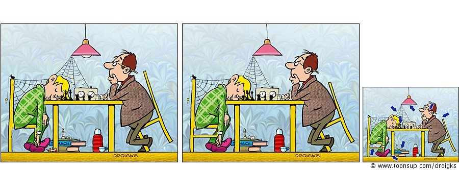 Cartoon: Schach 1