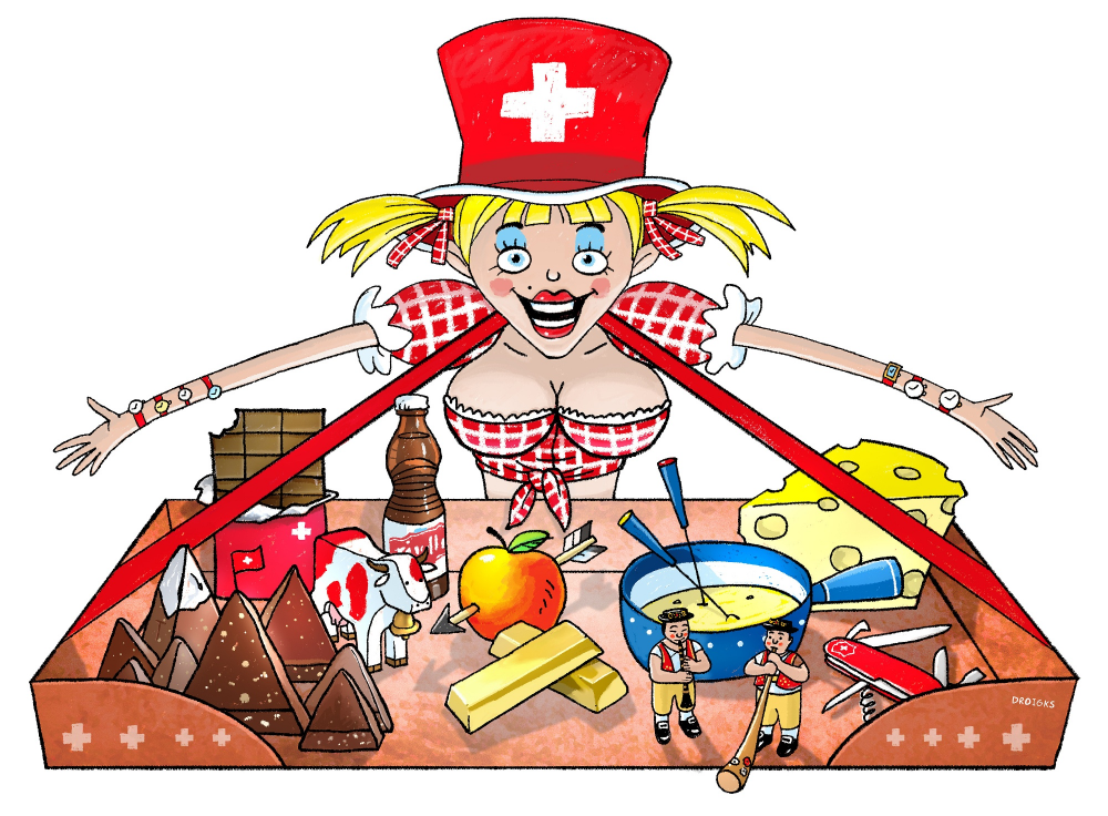 Illustration: Klischee Schweiz 1