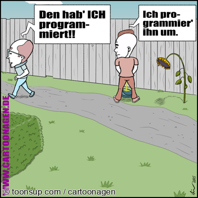 Comic: Von Wegen einer WG - "Rasenmäherroboter" 3