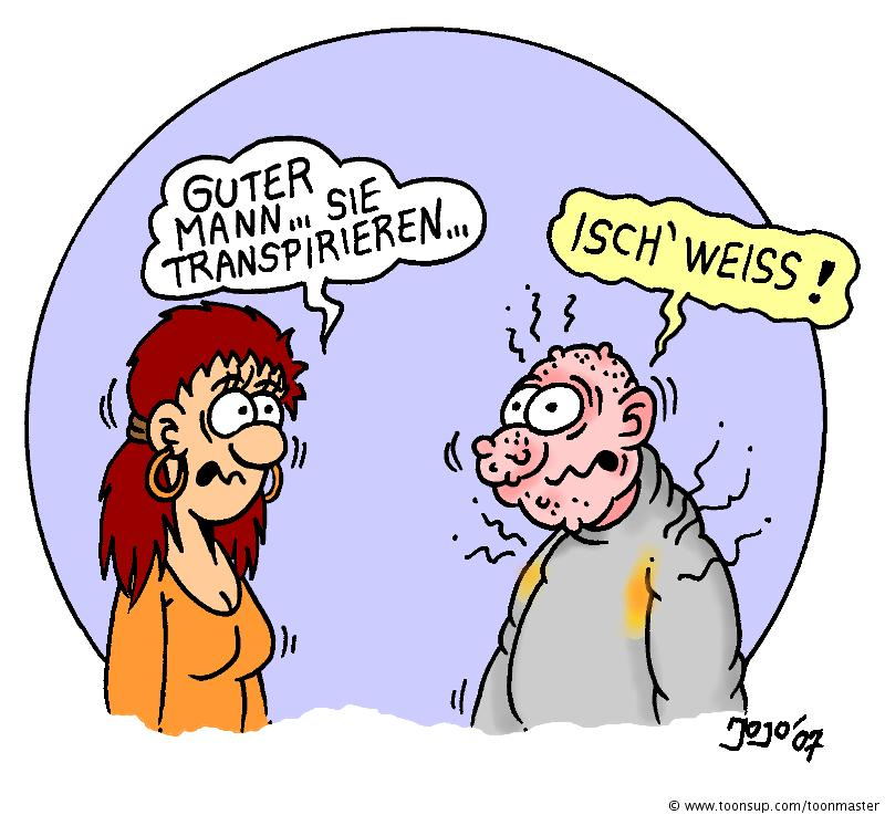 Cartoon: Schweiss 1