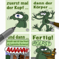 Frösche Zeichenkurs
