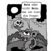 Shakespeare leicht 'froschig'