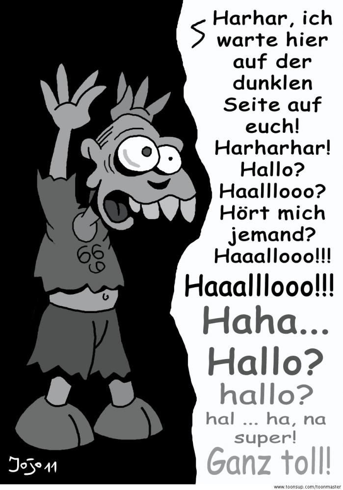 Cartoon: Die dunkle Seite 1