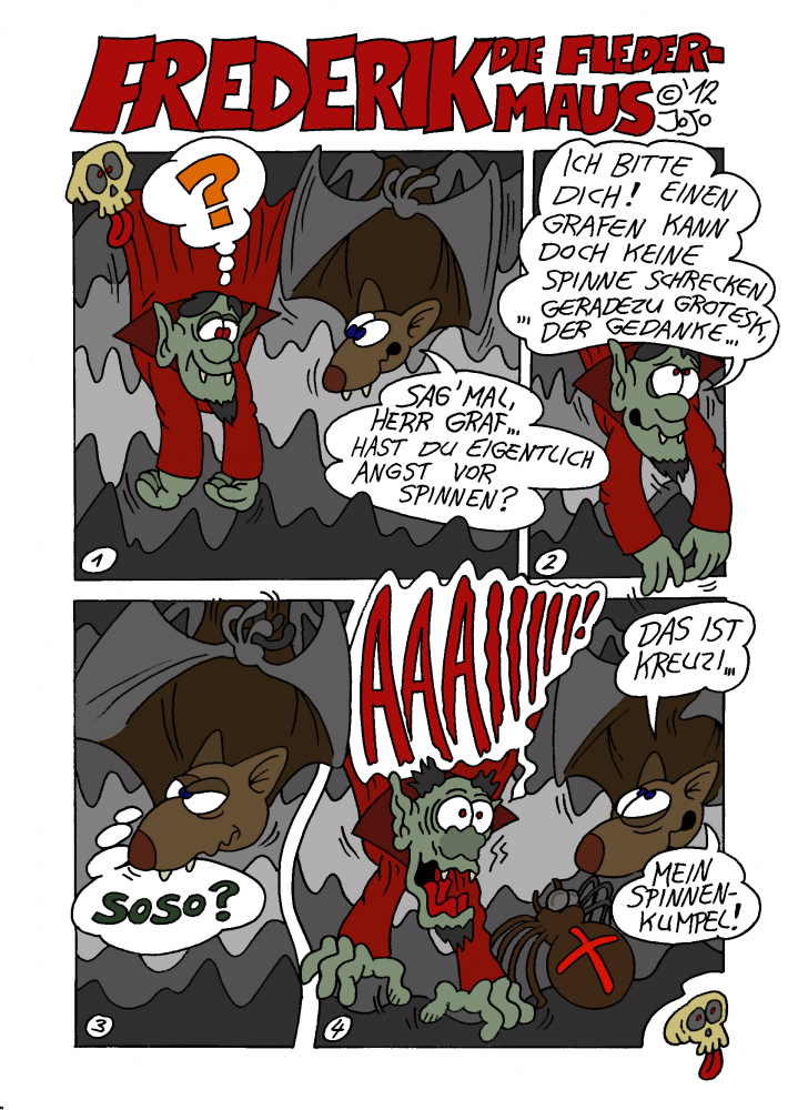 Comic: Frederik die Fledermaus 1