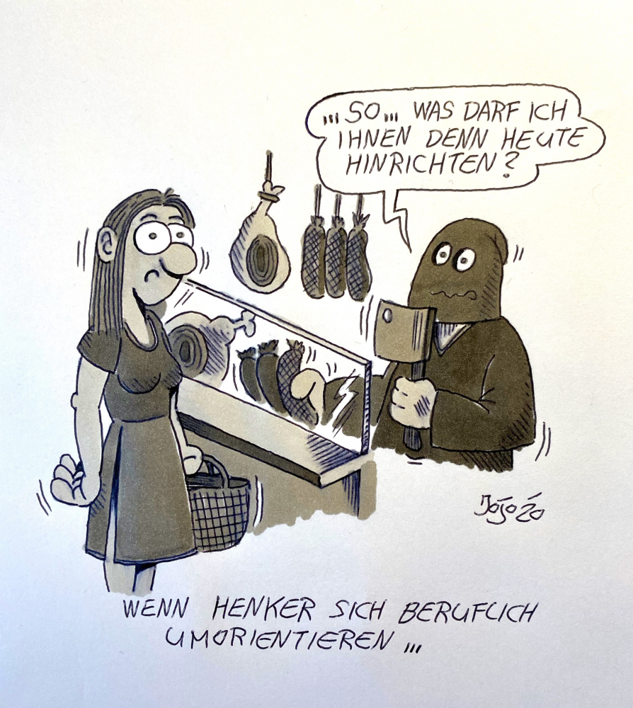 Cartoon: Berufliche Umorientierung 1