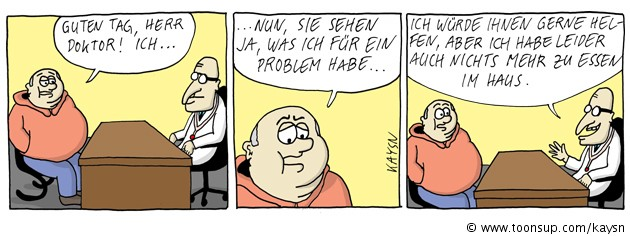 Comic: Dr. Aberwitz: Übergewicht 1