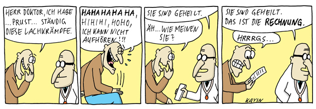 Comic: Dr. Aberwitz: Lachanfall 1