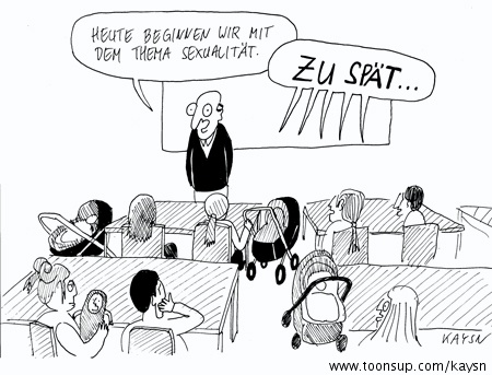 Cartoon: Sexualkunde 1