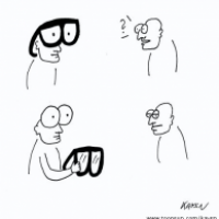 Riesen-Brille