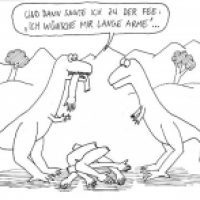 Dinosaurier-Mahlzeit