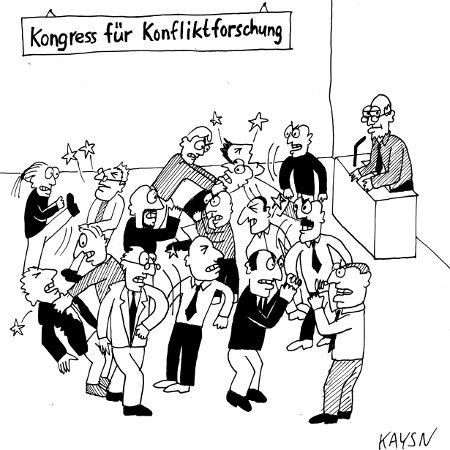Cartoon: Konfliktforschung 1