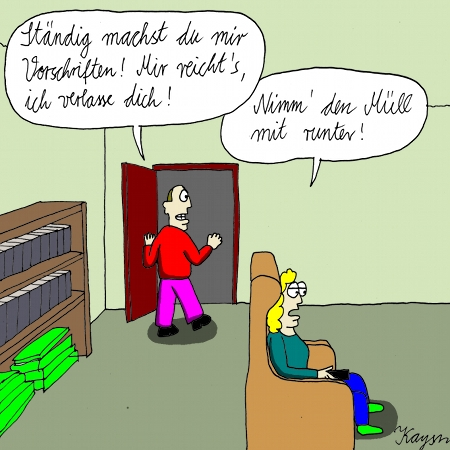 Cartoon: Trennung 1