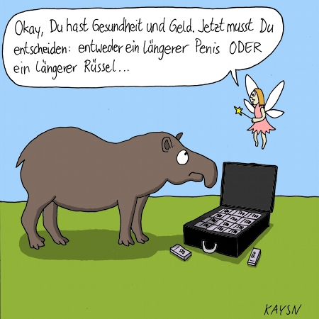 Cartoon: Tapir 1