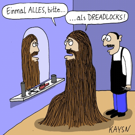 Cartoon: Friseur 1